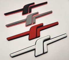 Plastic JDM F Badge Emblem For Subaru Forester
