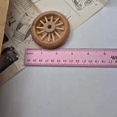 Vintage Wooden Antique Car Model Kit – 1935 Auburn – P/N 17673 – 15″ DIY Craft S