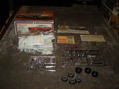 AMT T271-250 Original Vintage 1956 Ford Hardtop STRIP FOWL Box opened Kit Sealed