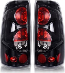 Tail Lights Assembly Compatible with 1999-2002 Chevy Silverado OE-Clear Lens