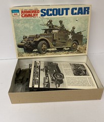 Peerless Max Armored Cavalry Scout Car 1:35 Scale Plastic Model Kit 3507 /Read