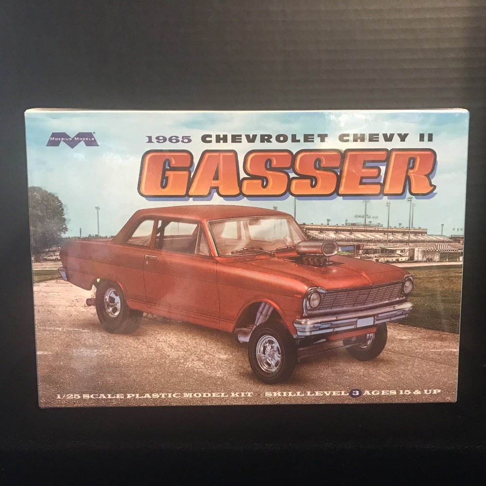 MOEBIUS 2324 1965 CHEVY II GASSER MODEL KIT-NIB-1/25 SCALE