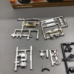 C NOTE 72 Nova Vintage Pro Stock 454 Engine W Tunnel Ram 1:25AMT LBR Model Parts