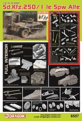 Dragon 1/35 6557 + 6193 Sd.Kfz. 250/1 le Spw Alte [Bonus Version] w/ 4 Figures