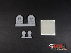 1:48 Resin Wheels Landing Gear for Ka 52M Alligator