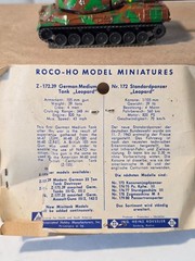 ROCO HO Minitanks Z-172.39 German Medium Tank “Leopard” Customized Austria OB