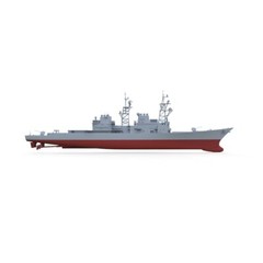 SSMODEL 573S 1/1200 Military Model US Navy Spruance-Class Destroyer Full Hull