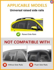 Tuyoung 260lbs Roof Rack Cross Bars 56? Thick Aluminum Universal Crossbars Roof