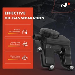 A-Premium Engine Crankcase Vent Valve Oil Separator Compatible with Porsche