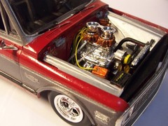 BUILT AMT/ROUND2 1972 Chevy Fleetside Longbed Pickup