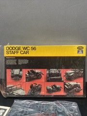 Italeri Testors 1/35 Dodge WC 56 Staff Car #819 Open Box Sealed Parts