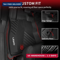 LASFIT All Weather Floor Mats for Subaru Crosstrek & Impreza 2026 2025 2024 (Non