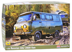 [NEW] 1/35 RUSSIAN UAZ 3909 VAN OLD CAR VEHICLE PLA MODEL DIECAST ACADEMY 13552