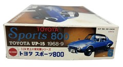 Nichimo Toyota UP-15 Sports 800 1968-9 Motorized Model Kit ~ Partially Assembled