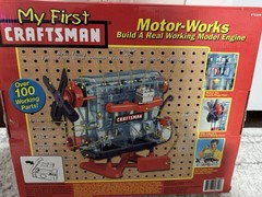 My First Craftsman Motor Works Real Working Model Engine Set, #71100 New