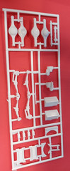 AMT WHITE FREIGHTLINER SD DD TRACTOR TRAILER MODEL KIT-Incomplete-parts shown