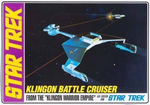 AMT #720 Star Trek Klingon Battle Cruiser 1/650 Scale Plastic Model Kit new