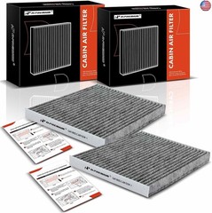 A-Premium 2-PC Cabin Air Filter with Activated Carbon Compatible with Hyundai