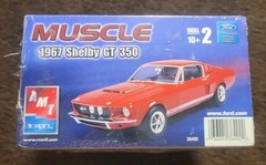 1967 FORD MUSTANG SHELBY GT-350 MODEL KIT AMT ERTL 1/25 SCALE! Brand New Sealed!