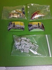 UNKNOWN MOPAR POLICE CAR MODEL KITS 1/32 SCALE? *PARTS*