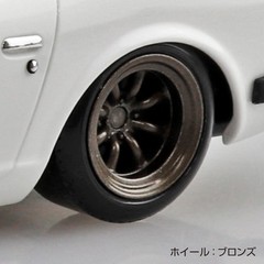 Aoshima 1/32 Model Car Snap Kit 15CU-WH Nissan S30 240Z Fairlady Z Custom(White)