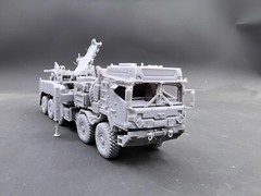 unassembled1/72/87/144 Germany Rheinmetall MAN HX45M*10X10 Rescue Crane ModelKit