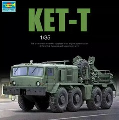 TRUMPETER 01079 1/35 KET-T Recovery Vehicle based on the MAZ-537 Heavy Truck Kit