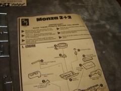 AMT T469 Model kit Monza 2+2 Box Opened 1976 Kit Ex Started Condition Original