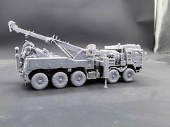 unassembled1/72/87/144 Germany Rheinmetall MAN HX45M*10X10 Rescue Crane ModelKit