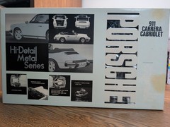 Fujimi 1/24 Porsche 911 Carrera Cabriolet ’85 Hi-Detail Metal Series Rare Japan