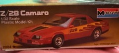 VINTAGE MONOGRAM Z28 Camaro #2004 1/32 MODEL KIT Unbuilt Sealed Inside