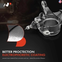 A-Premium Front Left Suspension Steering Knuckle with Ball Joint Compatible