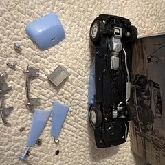Hubley 1/24 Scale Original Issue Rolls Royce Built Kit Needs Work