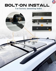 Snailfly Roof Rack Cross Bars Fit for 2018-2024 Chevrolet Equinox & GMC