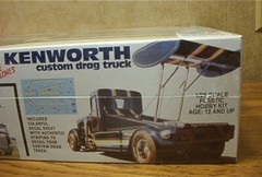 AMT KENWORTH TYRONE MALONE’S CUSTOM DRAG TRUCK MODEL KIT 1/25 SCALE #1157