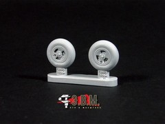 1:48 Resin Wheels Landing Gear for De Havilland Vampire