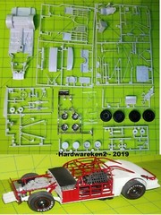 DONOR CHASSIS #1 -SHORT TRACK – DIRT – NASCAR STOCK CAR CHASSIS KIT -1/25