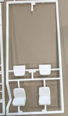 PIECES decals, glass, misc – Lindberg 1964 Dodge 330 Super Stock 1:25 Kit 72174