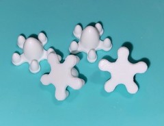 1/8 Scale Resin Spider Caps Set Of 4 Monogram Revell big deuce 1/8th