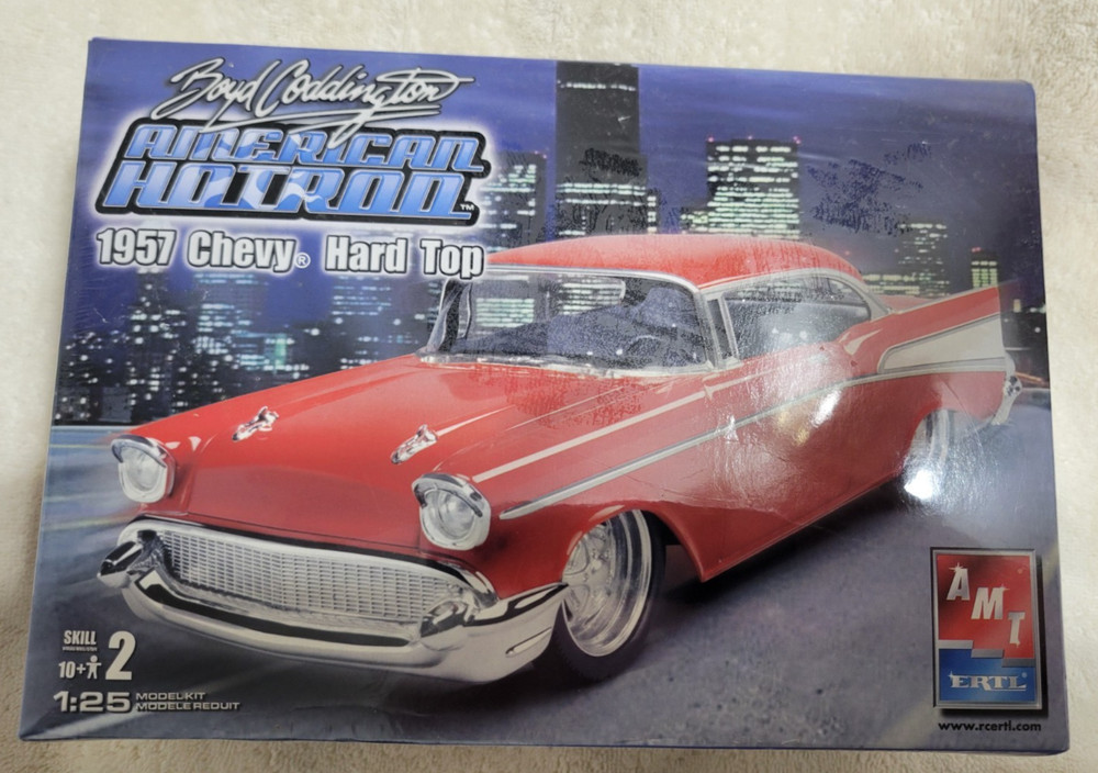 1957 Chevy Hardtop Boyd Coddington AMT ERTL 1:25 Model Kit NEW Sealed