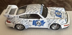 Build PIT Porsche 911 RSR 3.8 Car 1:43 Tra Sider Mugello 1994 Italy