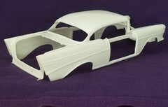 1957 Chevy 2dr Hardtop BODY for Atlantis Revell 1:25 Model Kit Chevrolet Bel Air