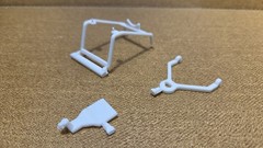 1940 Ford ENGINE STAND, TOW BAR & HITCH 1:25 Scale AMT NEW Model Kit PARTS