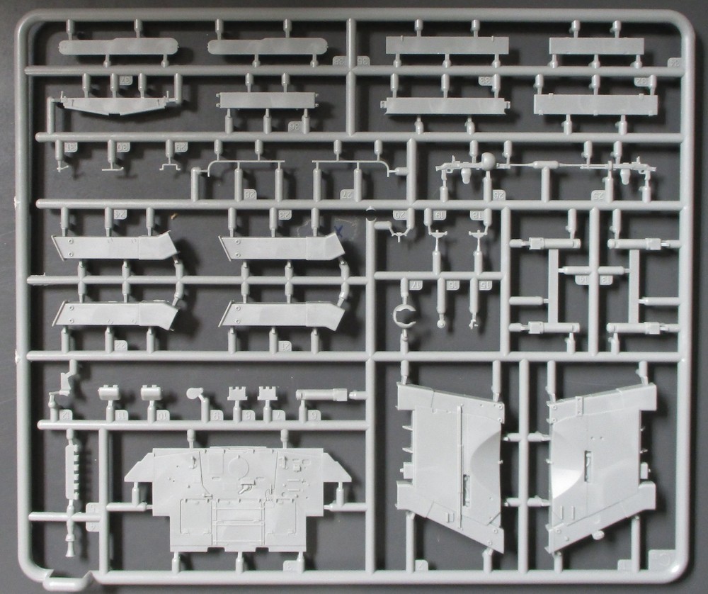 Miniart 1/35 Scale T-34/85 mod. 1960 – Parts Tree Ca from kit No. 37089