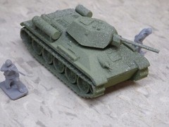 MIR / Roco Minitank Compatible WWII Russian T-34/76 & Airfix Soldiers Lot#7416B©