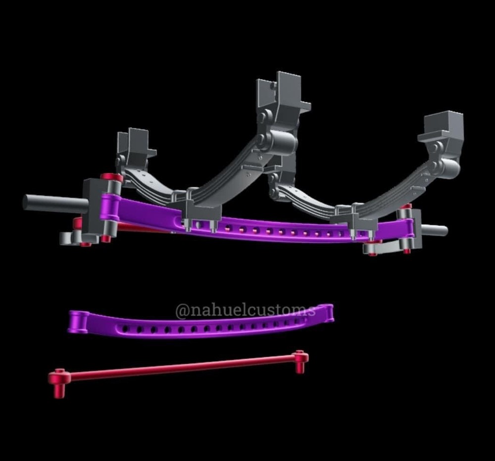 1/25 1/24 Scale 3d Resin Gasser Straight Axle
