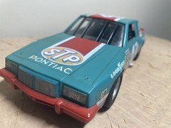 1980’s MPC Richard Petty #43 Assembled Plastic Model Kit Car with driver