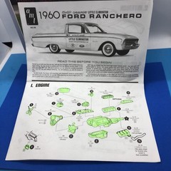 Ford Falcon Chevy 396 427 454 ENGINE W Custom Valve Covers 1:25 LBR Model Parts