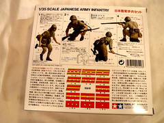 1/35 Tamiya Japanese Army Infantry 4 Figures w/ Equipment # 35090
