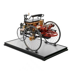 Retro Car Full Metal Three Wheel Model Kit World’s 1st Automobile That Works